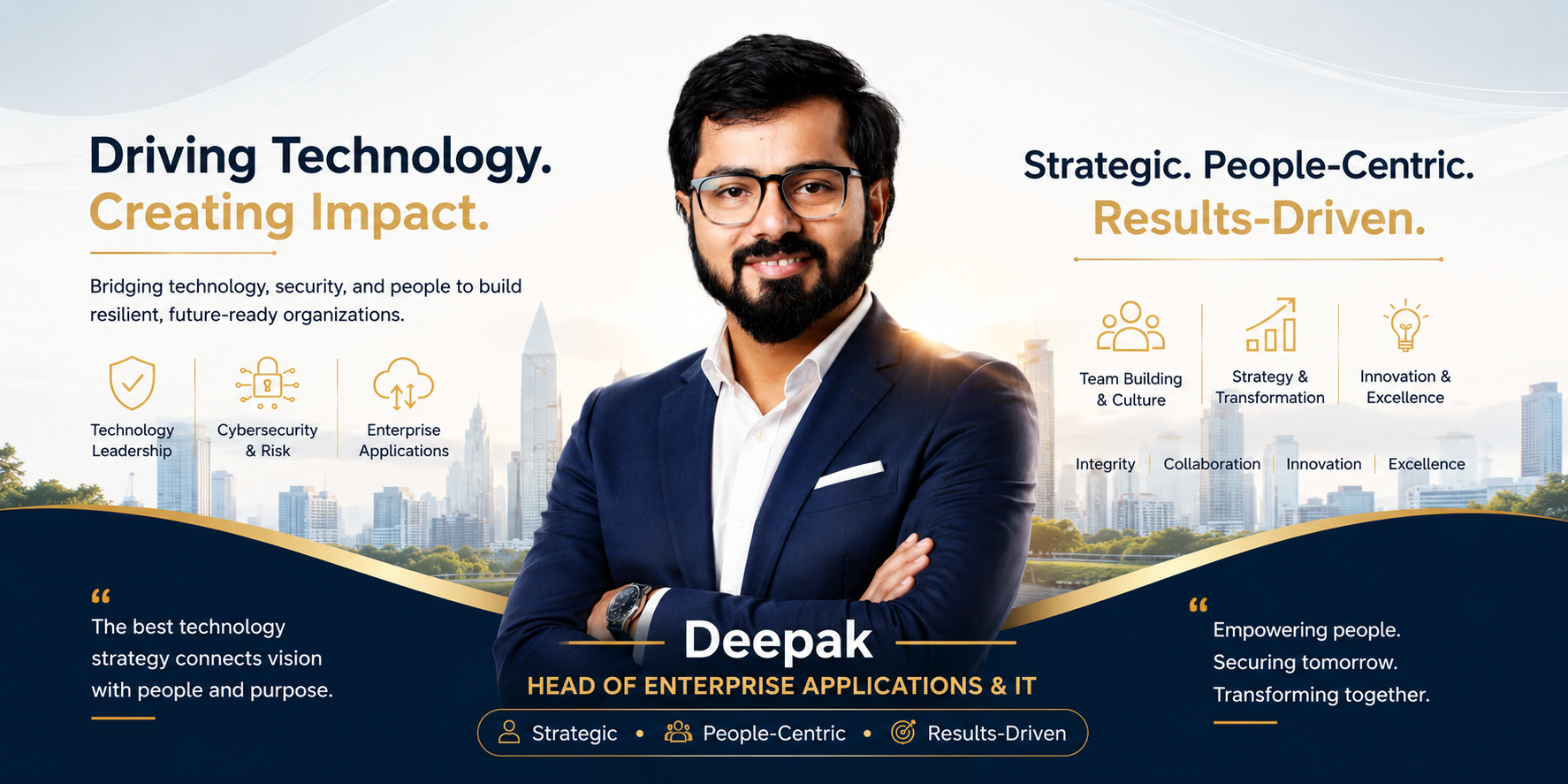 Deepak Rohilla — Driving Technology. Creating Impact. Strategic, people-centric, results-driven technology leadership.